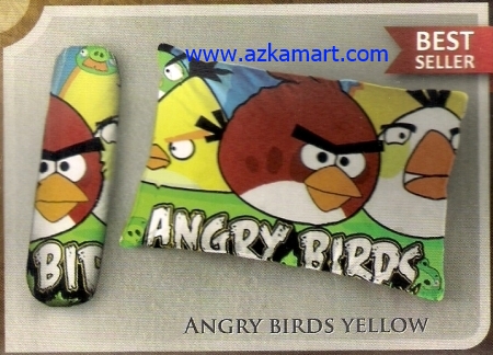 jual gulmut dan bantal selimut  Balmut Ilona Angry Birds Yellow